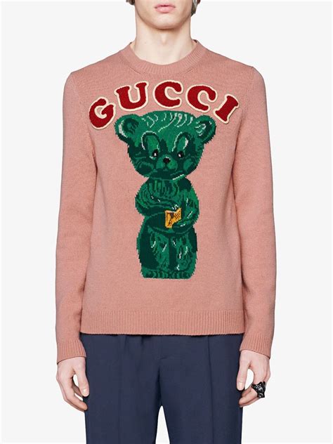teddy bear gucci sweater